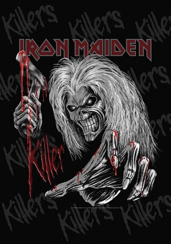 Iron maiden flagge - iron,