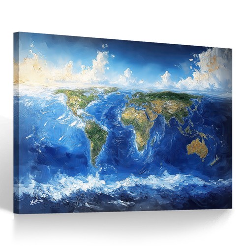 Leinwand bild strand meer - bild,