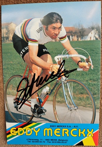Eddy merckx autogrammkarte - eddy,