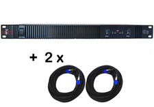 DIGITALE ENDSTUFE 1100 WATT RMS 2,5 KG NEUHEIT 19" + Lautsprecherkabel 20 m 4²