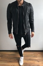 Neu Tigha Lederjacke ERROL