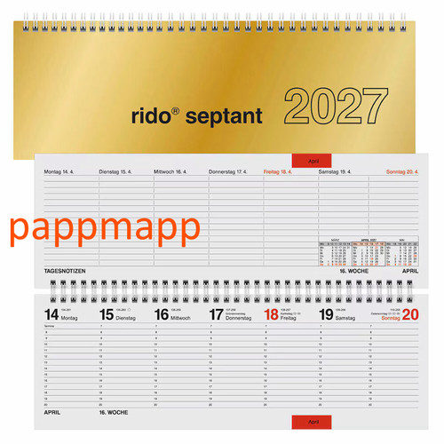 Rido septant 2027 gold - rido,