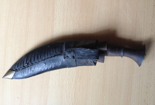 Krummdolch mit scheide - mit,