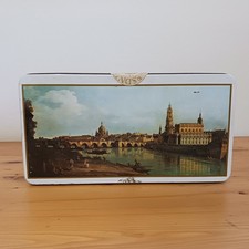 Seltene Blechdose alte Verkaufsverpackung "Original Dresdner Christstollen" DDR