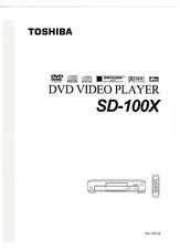 Toshiba Bedienungsanleitung user manual für SD- 100X  Copy