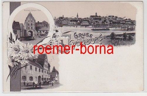 70611 lithographie gruß - ak,