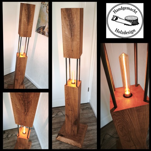 Stehlampe eichenholz - stehlampe,