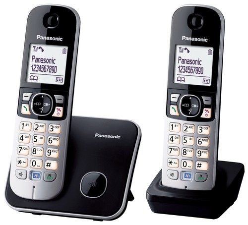 Panasonic tg6812gb schwarz - panasonic, kx-tg6812gb