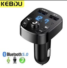 Bluetooth 5.0 Wireless Auto FM Sender, MP3-PLAYER, 2 USB-Ladegeräte