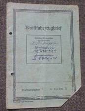 Kraftfahrzeugbrief DKW