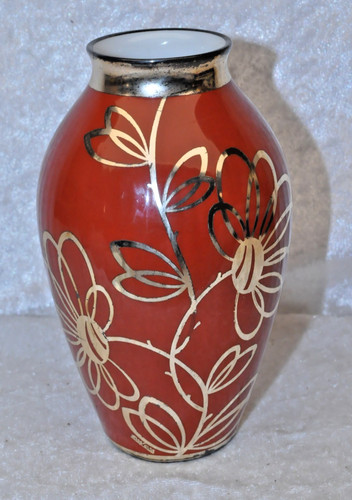 Silberporzellan vase - vase,