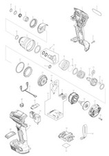 Makita Ersatzteile für DTD172 Akku-Schlagschrauber