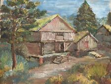 Vintage Original Ölgemälde