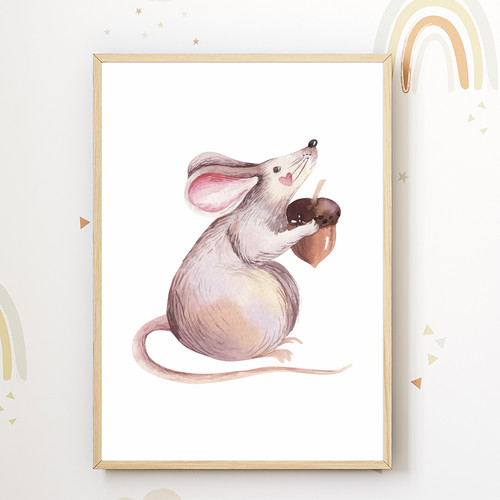 Niedliche maus bild din - niedliche, a4