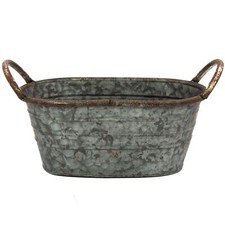 Verzinkte Wanne Schale zum