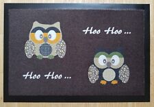 Fußmatte Eule Eulen Hoo Hoo