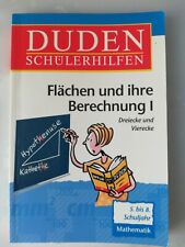 Duden Schulerhilfe Mathematik  Flächen und ihre Berechnung 5.bis 8. Schuljahr 