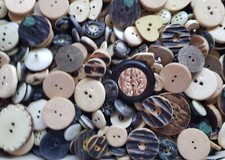 50 beige braune Hornoptik