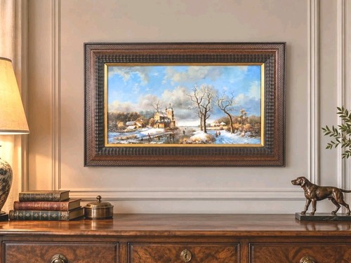 Gemälde winterlandschaft - gemälde,,