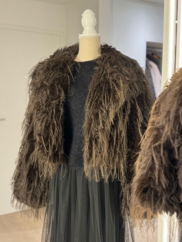 Jacke kunstfell made italy - jacke,
