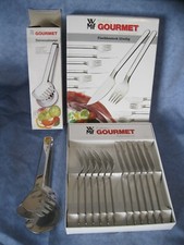 WMF Gourmet Fischbesteck 12-teilig + Universalzange in OVP