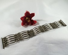 Stylisches Armband 835 Silber old silver bracelet Armschmuck / ev 437(14)