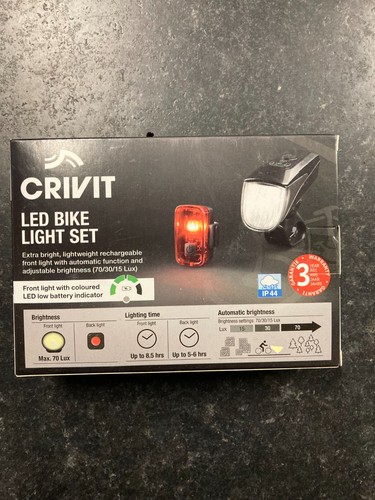 Crivit led fahrradlicht set - crivit,
