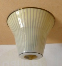 DECKENLAMPE PLAFONIERE 50ER JAHRE GLAS STRAHLENDEKOR MIDCENTURY DESIGN