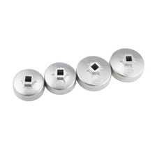 4 SET Alu Ölfilterkappen Satz