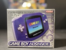 GAMEBOY ADVANCE LILA LEER OVP