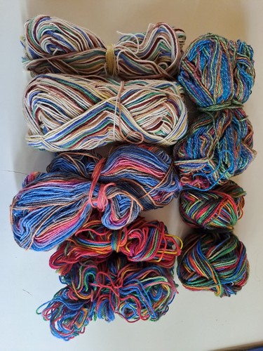 Sockenwolle reste bunt 200g - bunt,