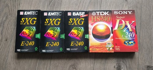 Vhs videokassetten leer in - leer,
