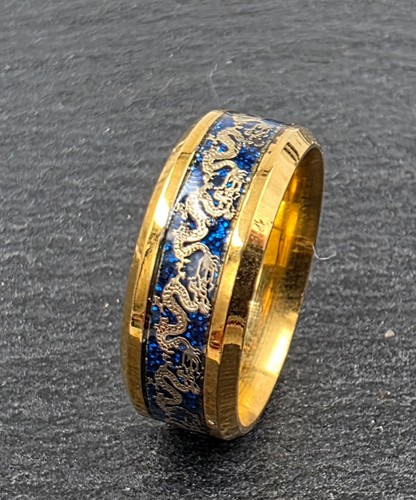 Ring drachenring edelstahl - drachenring,