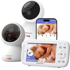 jeeber 2K 4"IPS Babyphone mit