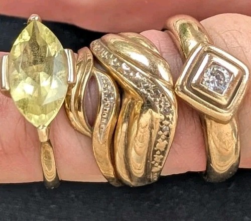 Gold ringe konvolut - gold,