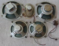 5 SABA Greencone Breitband Lautsprecher aus Saba Freiburg  Geprüft einwandfrei.