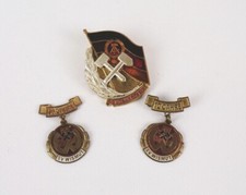 Abzeichen SGAG Wismut Bergbau 3 Stück DDR Auszeichnung