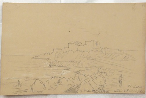 Zeichnung gudin landschaft - zeichnung,
