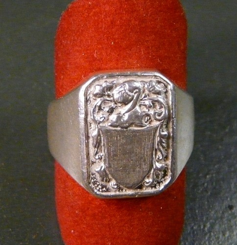 Ring für herren mit schild - mit,