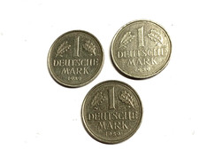 1 DM, 1 DEUTSCHE MARK, 1989