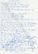 Rare oasis signed - a3,