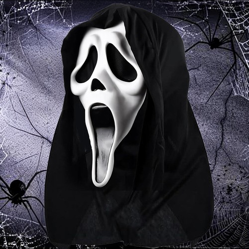 Halloween ghostface maske - halloween,