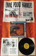 NINE POUND HAMMER Hayseed Timebomb LP Garage Rock CRYPT Poster PUNK 1st Press 94