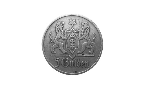 Danzig gulden silbermünze - danzig,