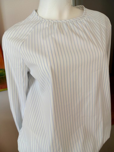 Soluzione bluse weiß blau - -, weiß/blau