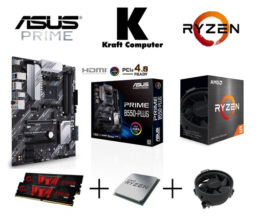 Bundle amd ryzen 5500 - pc,