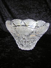 Kristall Glas Schale Vintage