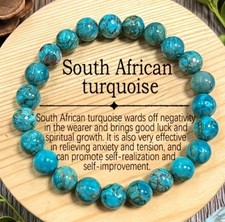 Naturstein Türkis Armband 8mm