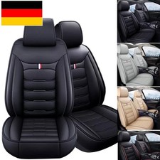 2*Kunstleder Autositzbezüge Schonbezüge Schwarz Set für Ford Mondeo Mk1 Mk2 Mk3