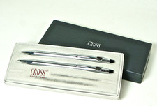 Cross Century Werbe-Schreibset Chrome-Kugelschreiber + Drehbleistift + OVP. (B6)